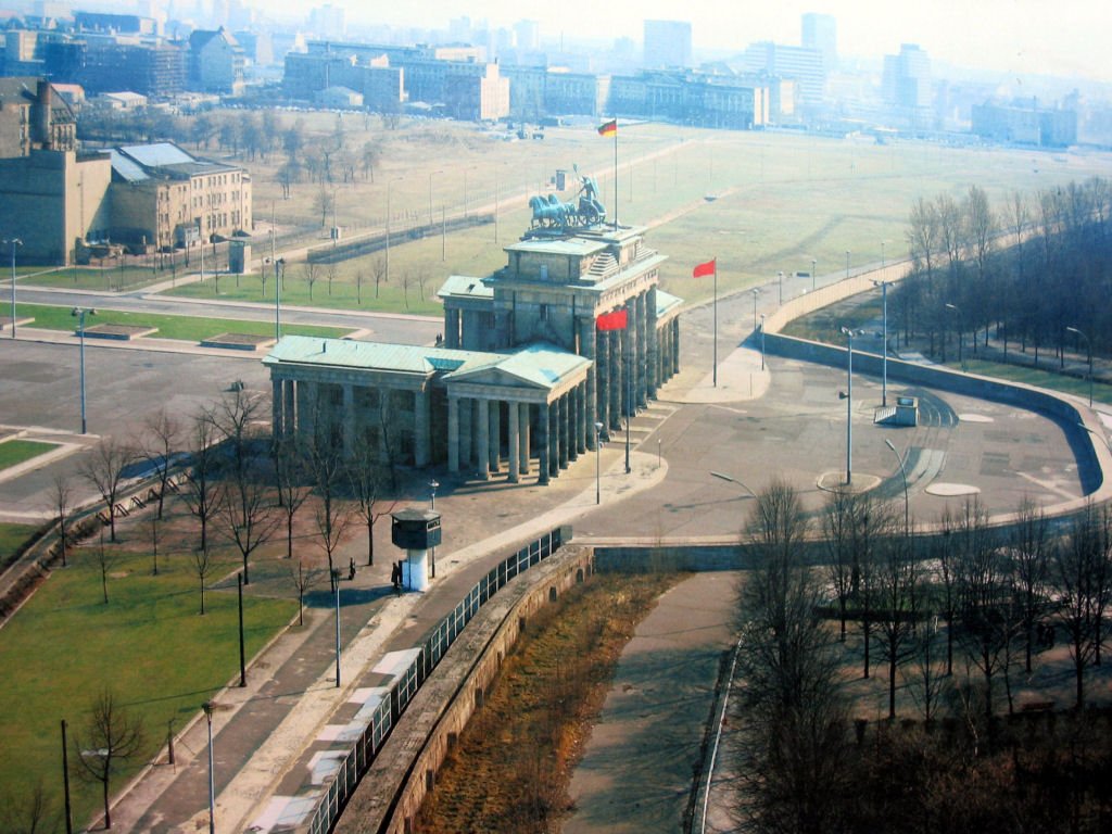 Muro de Berlim, portão de Brandenburgo
